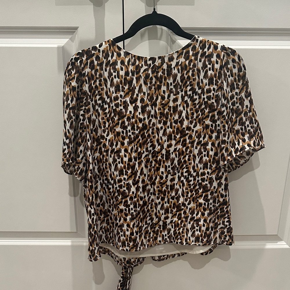 Banana Republic Leopard Print Blouse